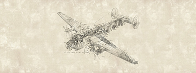 Фотообои DRAWING PLANE 2, INDUSTRY, Factura